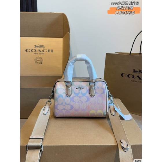 Mini Rowan Satchel in Multicolor Signature Canvas